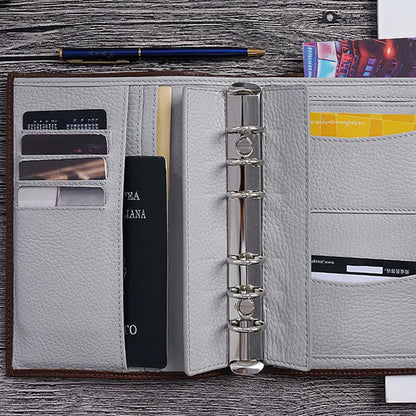 Moterm A6 Size Metal Spiral Rings Binder Clip