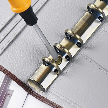 Moterm A6 Size Metal Spiral Rings Binder Clip