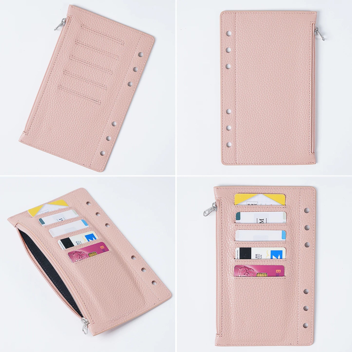 Moterm Zipper Flyleaf for Personal Size Ring Planner