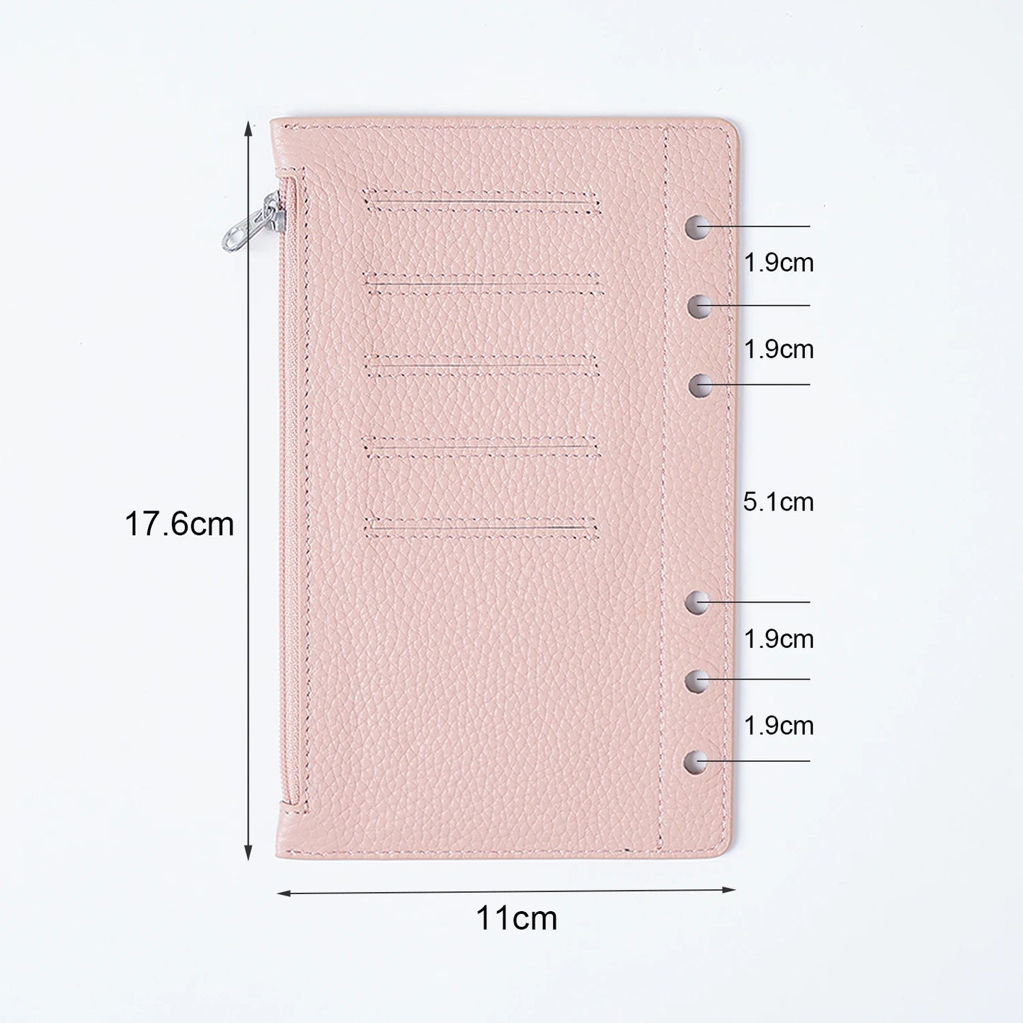 Moterm Zipper Flyleaf for Personal Size Ring Planner