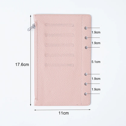 Moterm Zipper Flyleaf for Personal Size Ring Planner