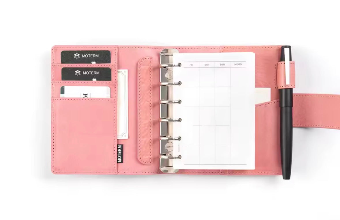 Moterm Pocket/A7 Elite Vegetable Tanned Leather 25mm Rings Planner