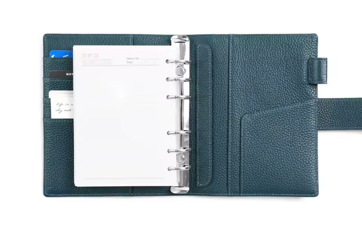 Moterm A6 25mm Pebbled Grain Elite Rings Planner