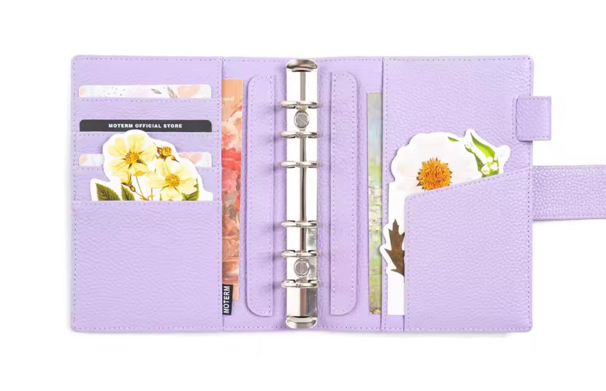 Moterm A6 25mm Pebbled Grain Elite Rings Planner