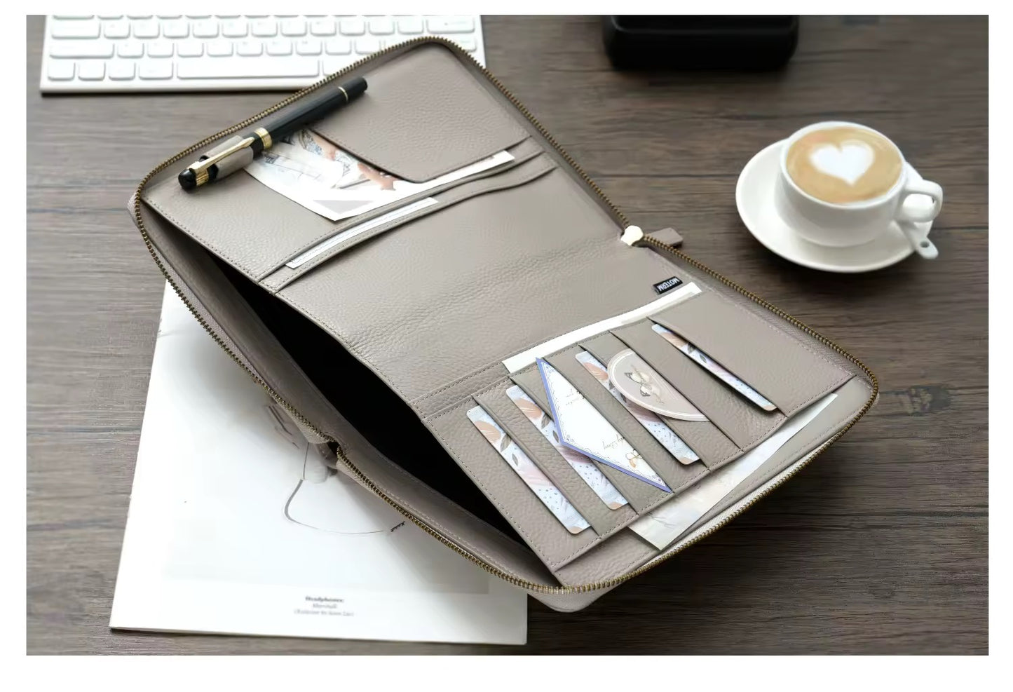 Moterm A5 Zip Cover with Back Pocket