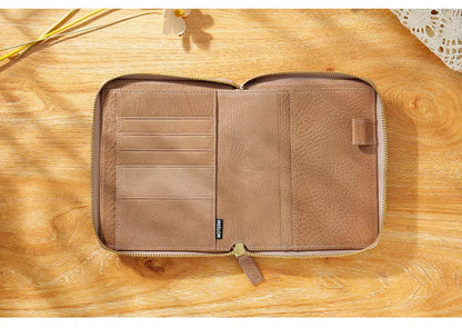 A6 full grain vegetable zip cover