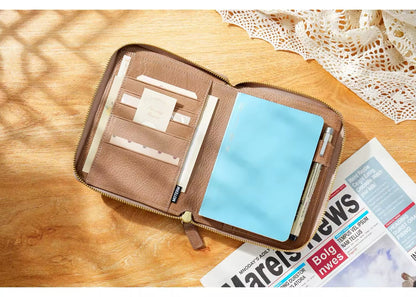 A6 full grain vegetable zip cover