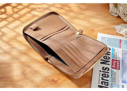 A6 full grain vegetable zip cover