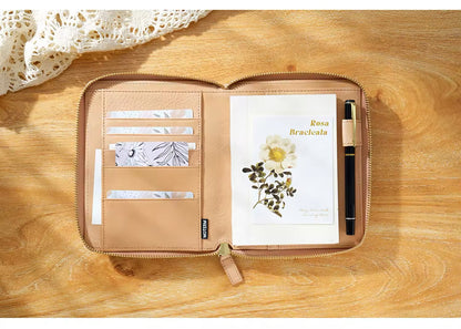 A6 full grain vegetable zip cover