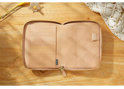 A6 full grain vegetable zip cover