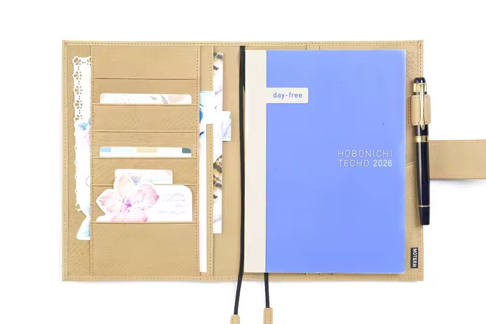 Moterm A5 Full Grain Vegetable Tanned leather Cover