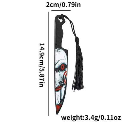 Horror Movie Character Knife Bookmark
