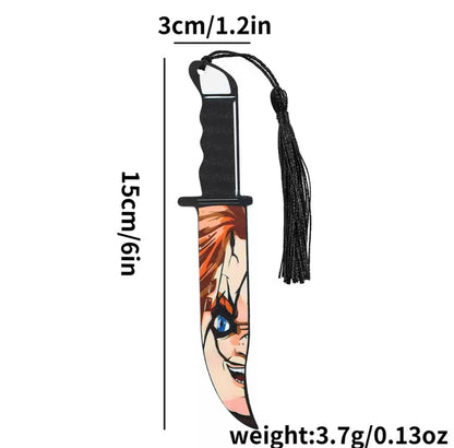 Horror Movie Character Knife Bookmark