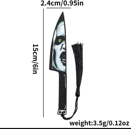 Horror Movie Character Knife Bookmark