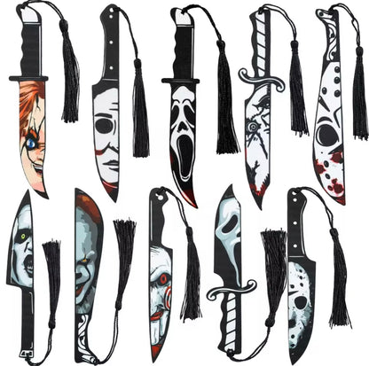 Horror Movie Character Knife Bookmark