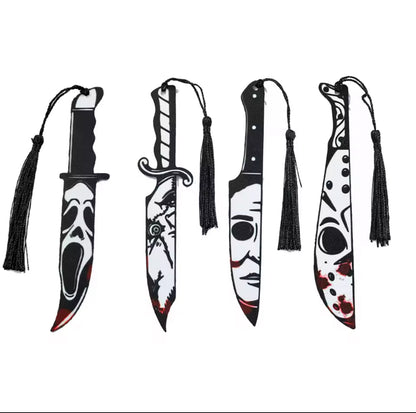 Horror Movie Character Knife Bookmark