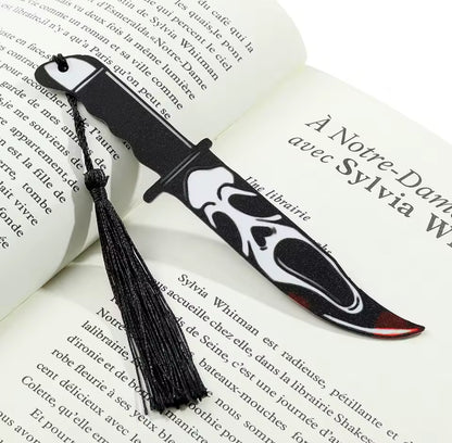 Horror Movie Character Knife Bookmark