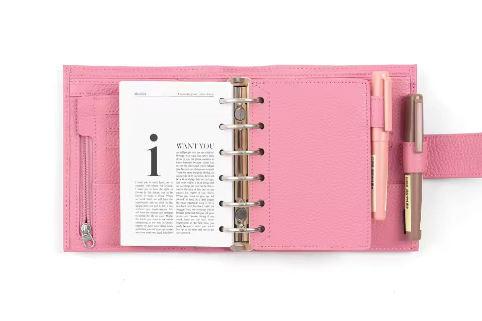 Moterm A7 Pocket 2.0 Litchi Luxe 30mm Rings Planner