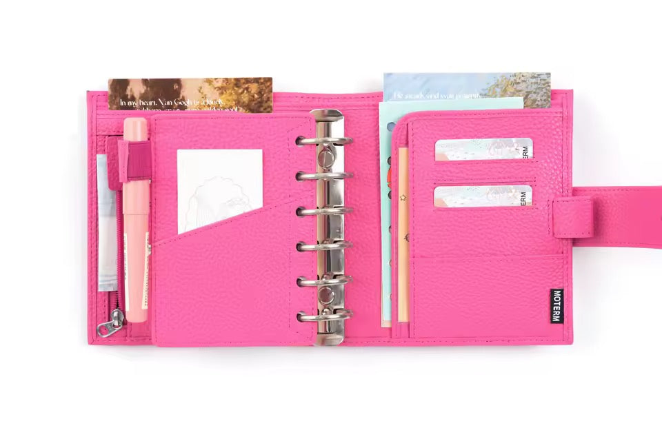 Moterm A7 Pocket 2.0 Litchi Luxe 30mm Rings Planner