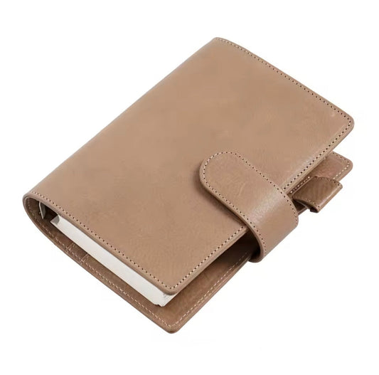 Moterm Personal Size Elite 25mm Rings Vegetable Tanned Leather Planner