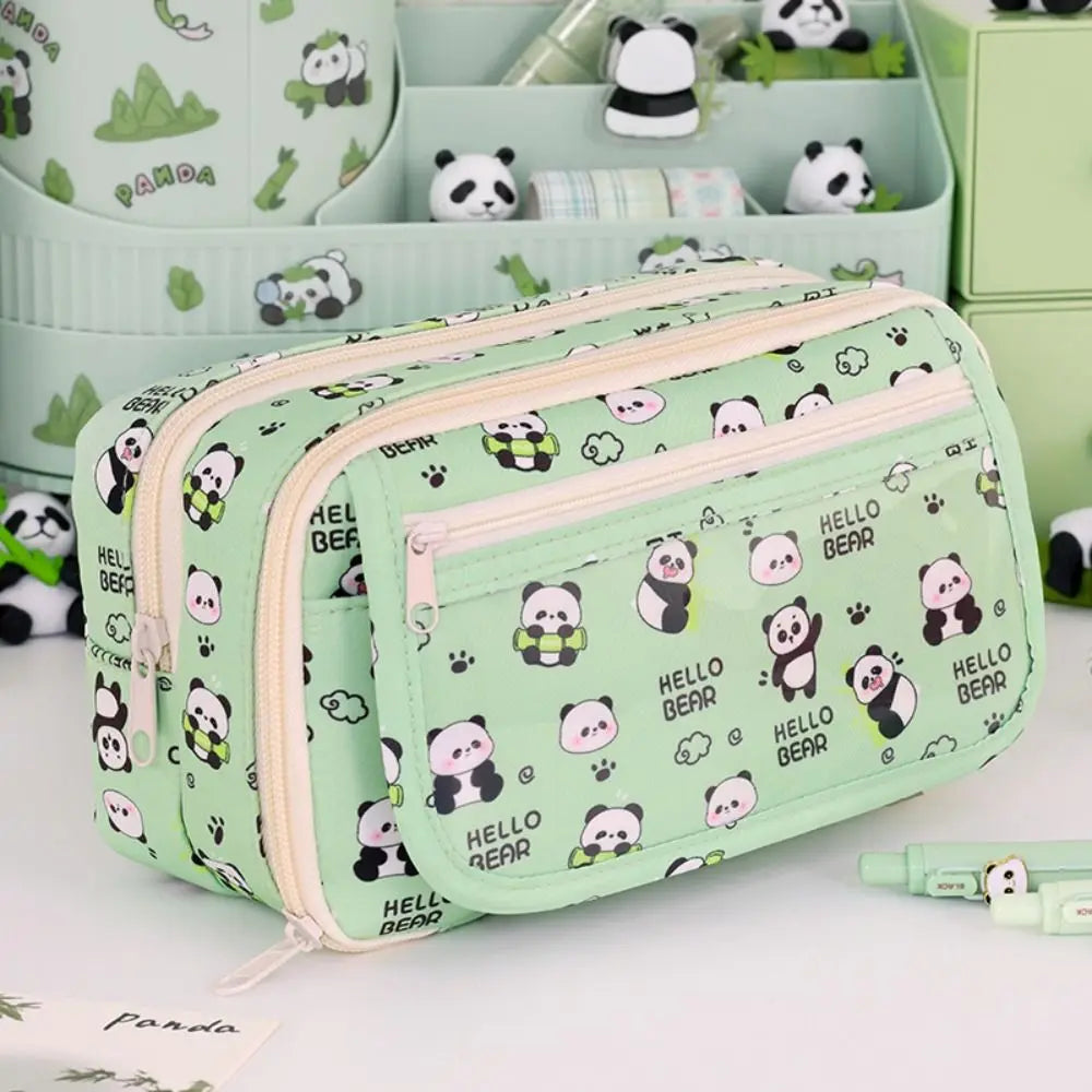 Multi Functional Capybara/Panda Nine-Layer Pencil pouch