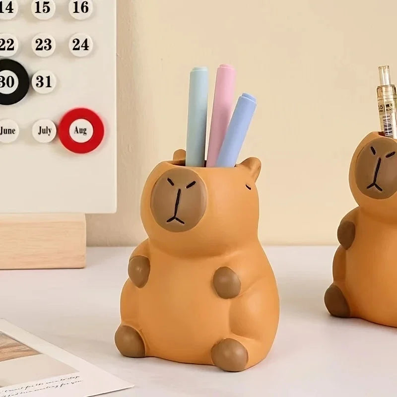 1pc Cute Capybara Pen Holder