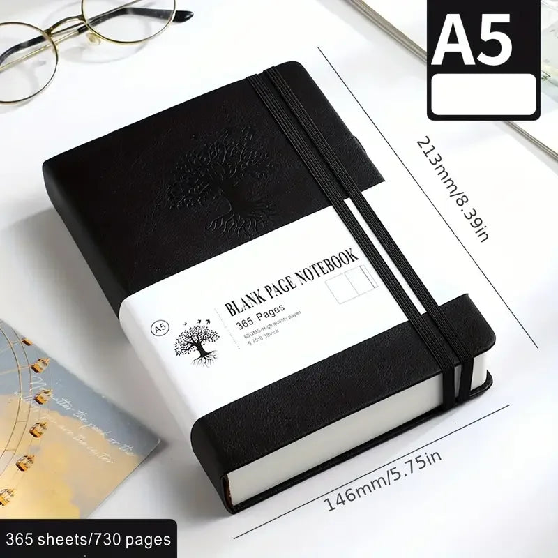 730 pages Thick A5 Blank Notebook