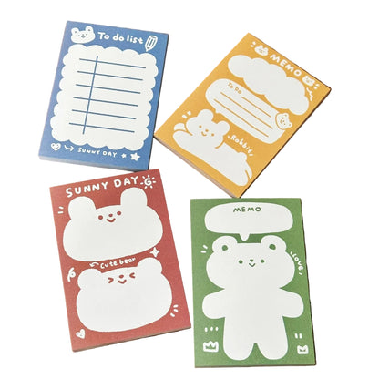 Cute Little Bear Tear Sticky Notes