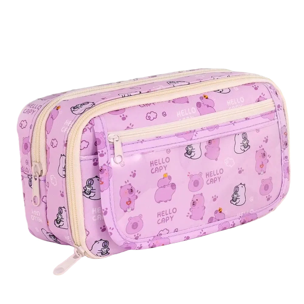Multi Functional Capybara/Panda Nine-Layer Pencil pouch