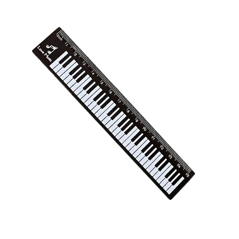 1pcs Creative piano keys Ruler