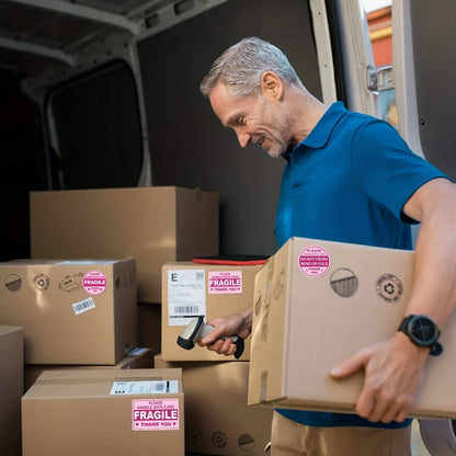 100 Fragile Stickers for Shipping