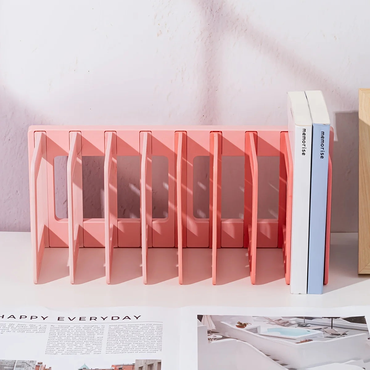 Desktop Book Stand Organizer