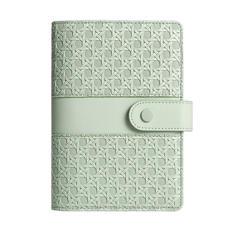 A6 Gingham Check PU Leather journal