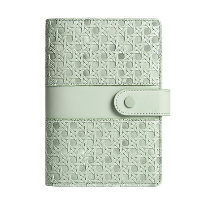 A6 Gingham Check PU Leather journal