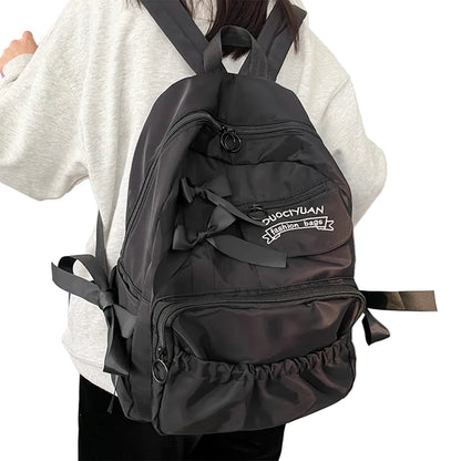 Cute Bow Accent Backpack