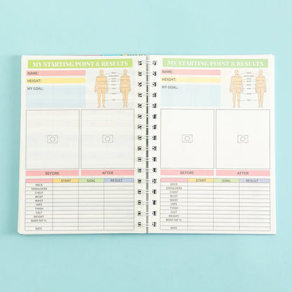 72 page Weight Loss Planner With Stickers