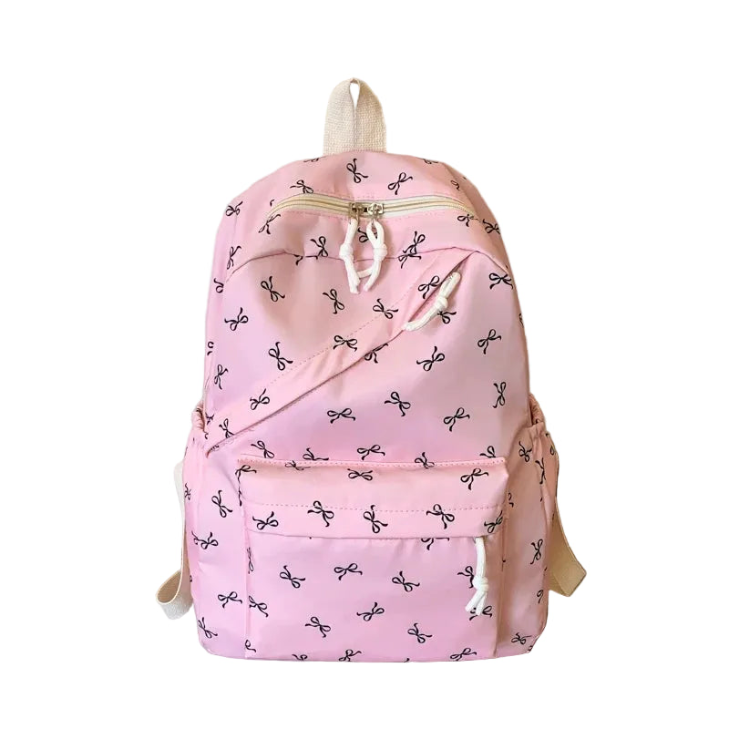 Bow Print Backpack