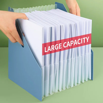 Expandable 13-Pocket A4 Accordion File Organizer
