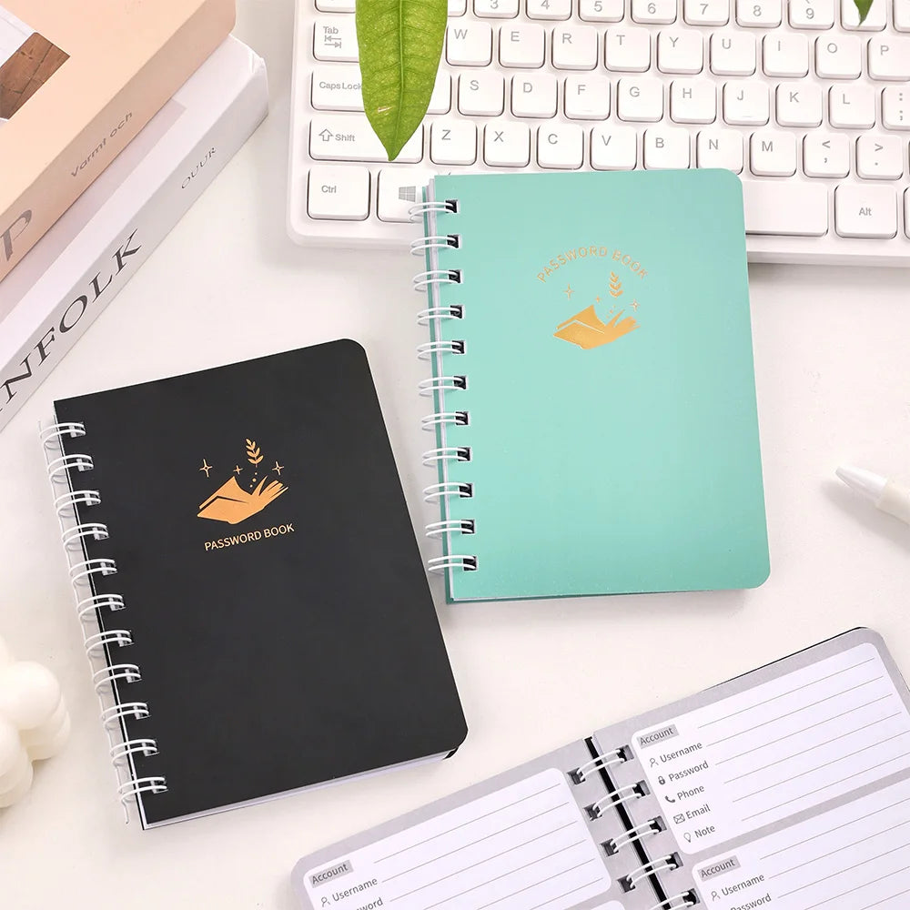 65 sheets Simple Coil Password Book