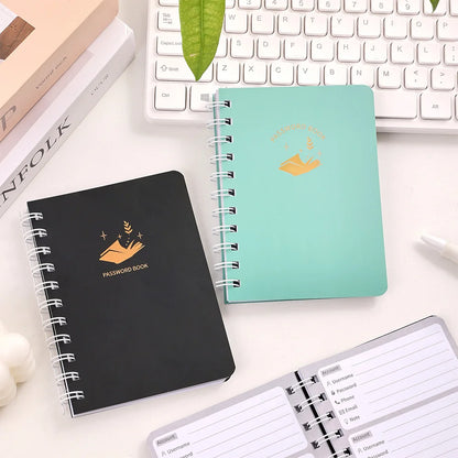 65 sheets Simple Coil Password Book