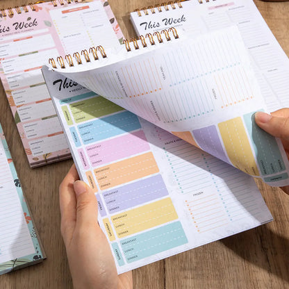 Weekly Meal planner notebook notepad
