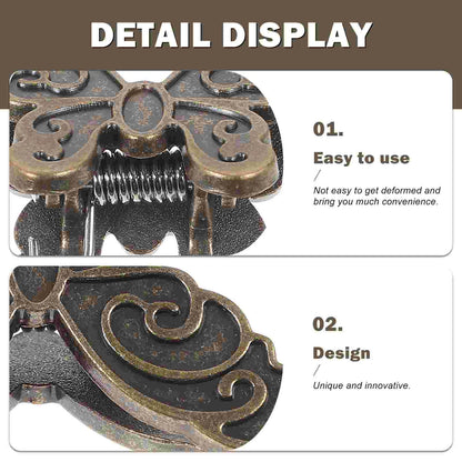 4 Pcs Zinc Alloy Butterfly Clip