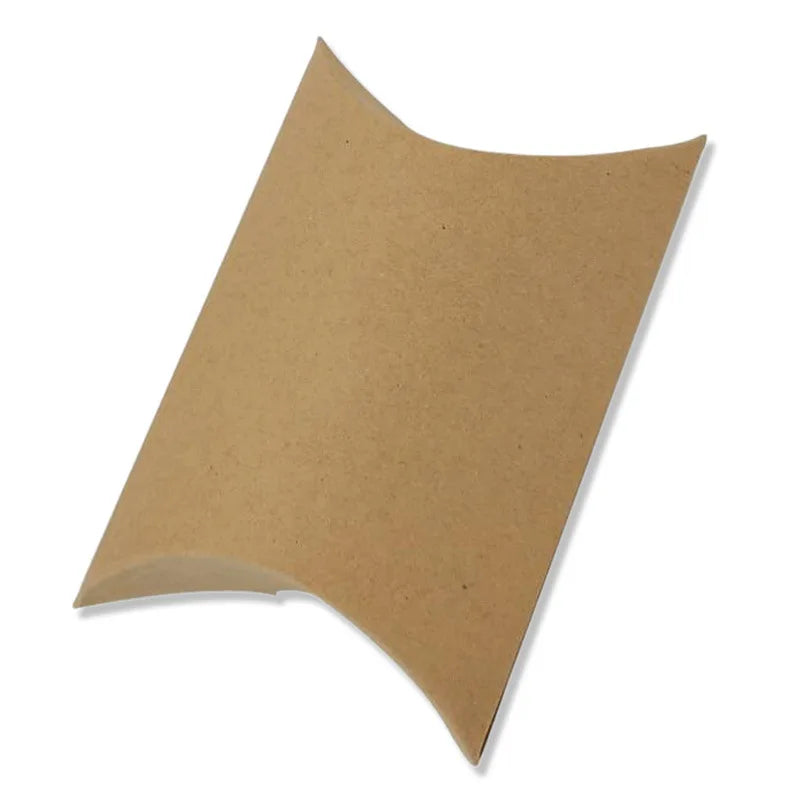 10/20Pcs Pillow Kraft Paper Candy Box