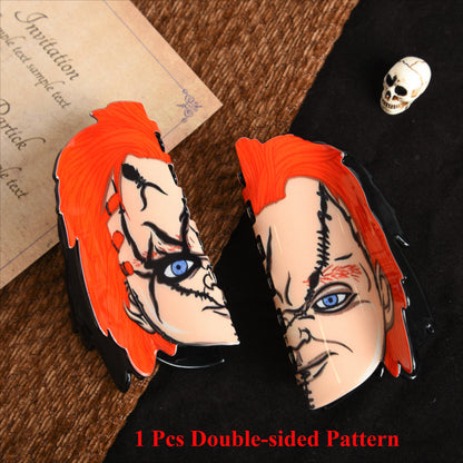 Double sided horror characters hair claw clips