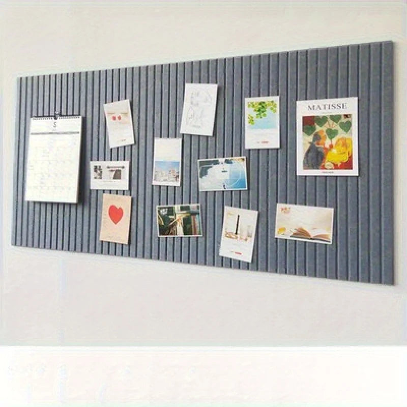 Large Bohemian Felt Wall Tiles - Round Cork Bulletin Boards