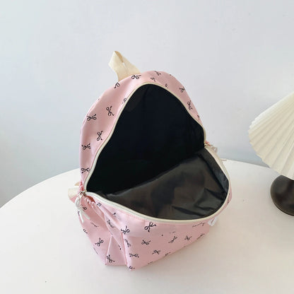 Bow Print Backpack