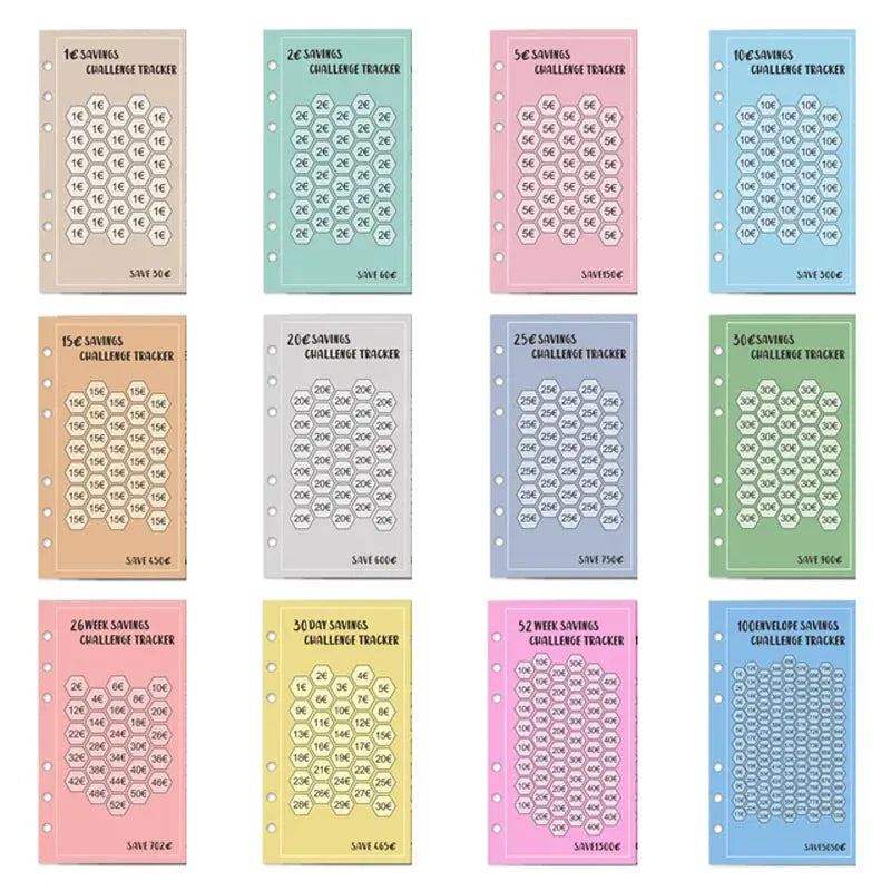 A6 100 Envelopes savings challenge