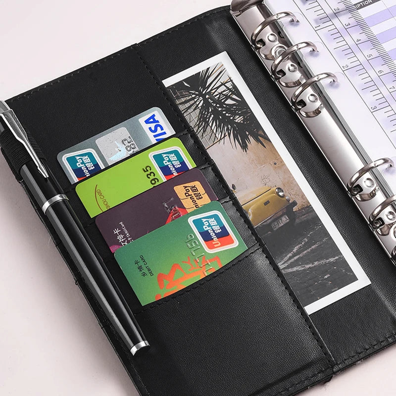 Star Grid Plaid A6 Binder