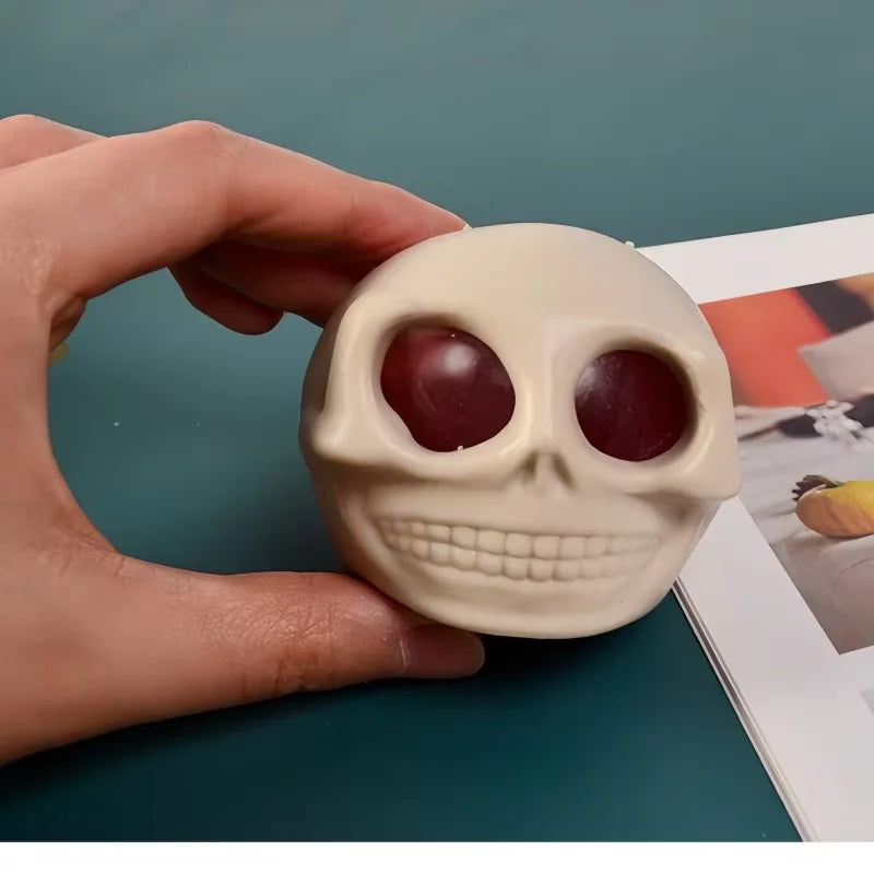 1pcs Skull Stress Ball Squeeze squishy