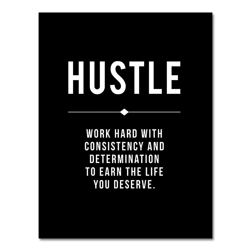 Grind Hustle Success Motivational Posters